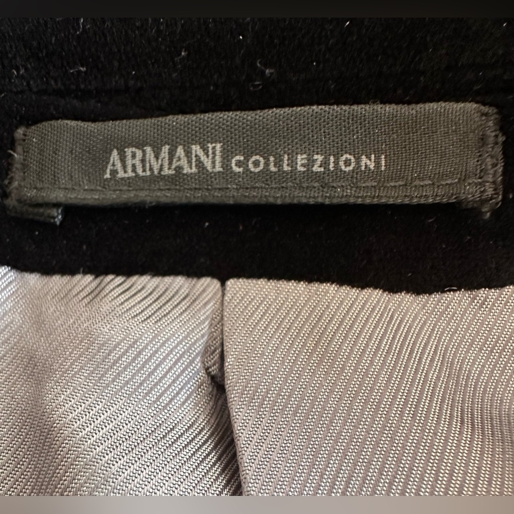 Armani Collezioni Men’s Black Velvet Blazer - Picture 15 of 15